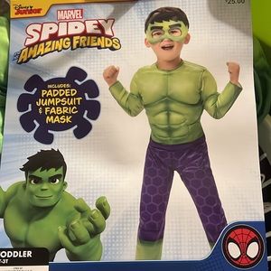 Kids Incredible Hulk costume 2t-3t